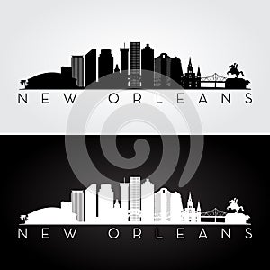 New Orleans skyline silhouette