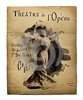 New Orleans St Charles Theater Opera Flyer