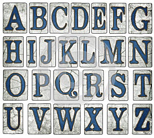 New Orleans Street Tiles Digital Alphabet