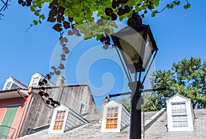 New Orleans Streetlamp in French Quarter