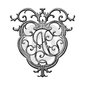 New Orleans Wrought Iron Emblem