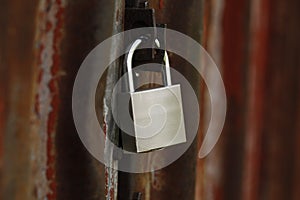 New Padlock on old door