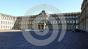 New Palace, 18th-century Baroque Neues Schloss, Stuttgart, Germany