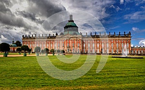 New Palace (Neues Palais) in Park Sanssouci in Potsdam