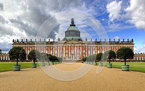 New Palace (Neues Palais) in Park Sanssouci in Potsdam