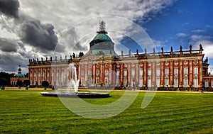 New Palace (Neues Palais) in Park Sanssouci in Potsdam