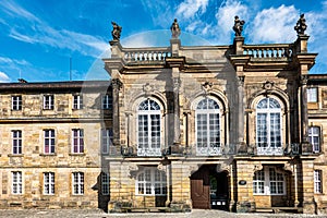 New Palace, Neues Schloss at Bayreuth, Germany. Seat of the margraves from 1753