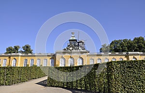 New Palace from Sanssouci in Potsdam Germany