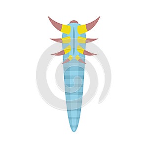 New parasite icon flat isolated vector