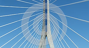 New Pepa bridge in Cadiz, Andalusia, Spain