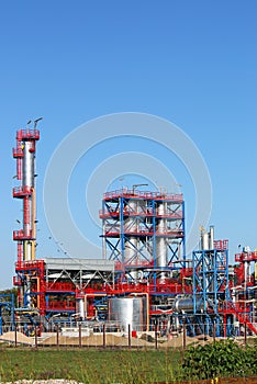 New petrochemical plant refinery