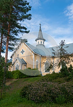 New Pihlajavesi Church. PihlajÐ°vesi PetÃ¤jÃ¤vesi is municipality of Finland