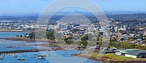 New Plymouth aerial view photo