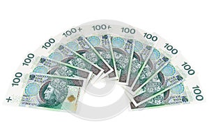 New polish banknotes of 100 PLN