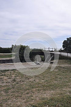 New Pont near Pont Van Gogh of the Langlois Bridge from d` Arles de Fos