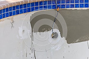 New pool cement bond coat