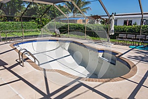 New pool tile border grout work remodel