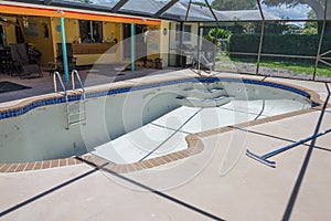 New pool tile border grout work remodel