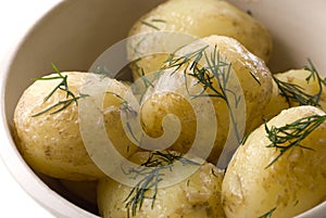 New Potato With Butter And Dill