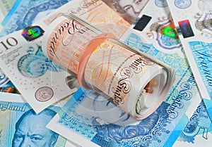 New Pound Notes Roll