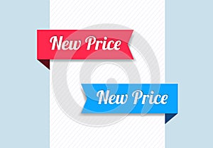 New Price Shopping Ribbons