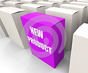 New Product Box Indicates Newness and