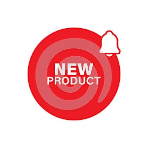 New product label badge sticker icon set.