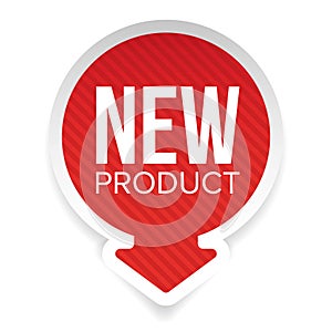 New Product round label