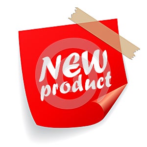 New product sticker