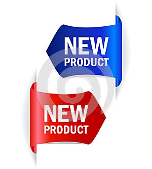 New product vector tags