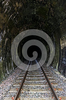 The new railway tunnel de Tavannes constructed in 1936 photo