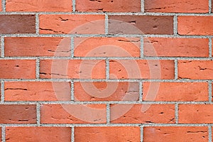 New red brick wall