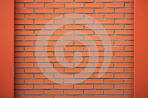 New red brick wall background