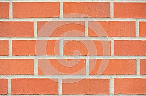 New red brick wall texture background