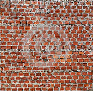 A new red brick wall texture in line