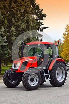 New red tractor