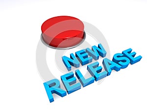 New release button on white