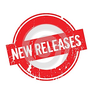 New Releases rubber stamp