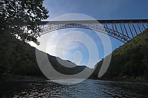 The New River Gorge Bridge near Fayetteville, West Virginia