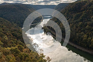 New River from Hawks Nest Overlook