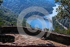 New River Railroad Bridge At Hawks Nest