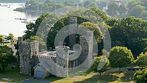 New Rochelle, New York State, Aerial Flying, Glen Island Castle