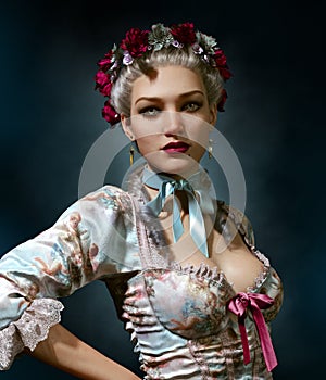 New Rococo Beauty, 3d CG