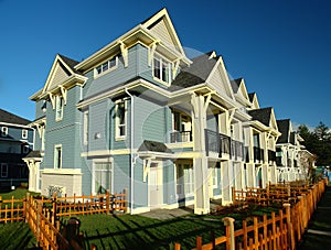 New Row Of Homes Houses