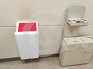 New rules for the use of public bathrooms in Japan. Prohibited to use the automatic hand dryer