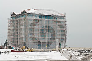 New seaside hotel under construction