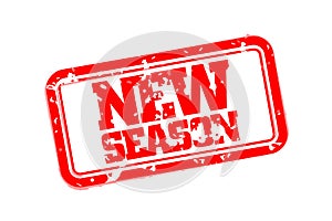 New season rubber stamp