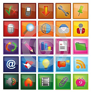 New Set with 56 colorful icons