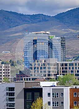 New skyscraper construction in Boise Idaho