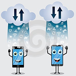 New smart phones with cloud computing